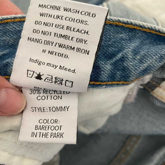 BOYISH Tommy straight leg jeans in barefoot in the park - Picture 10 of 14